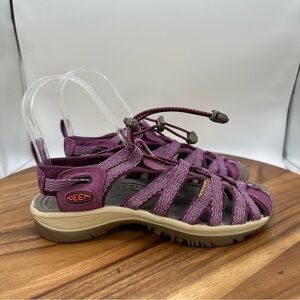 Keen Whisper Sandals Purple 1018229 Women's 5 Outdoor Waterproof Hiking Travel‎